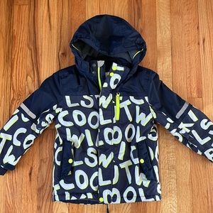 Mini Boden kids snow jacket size 6-7